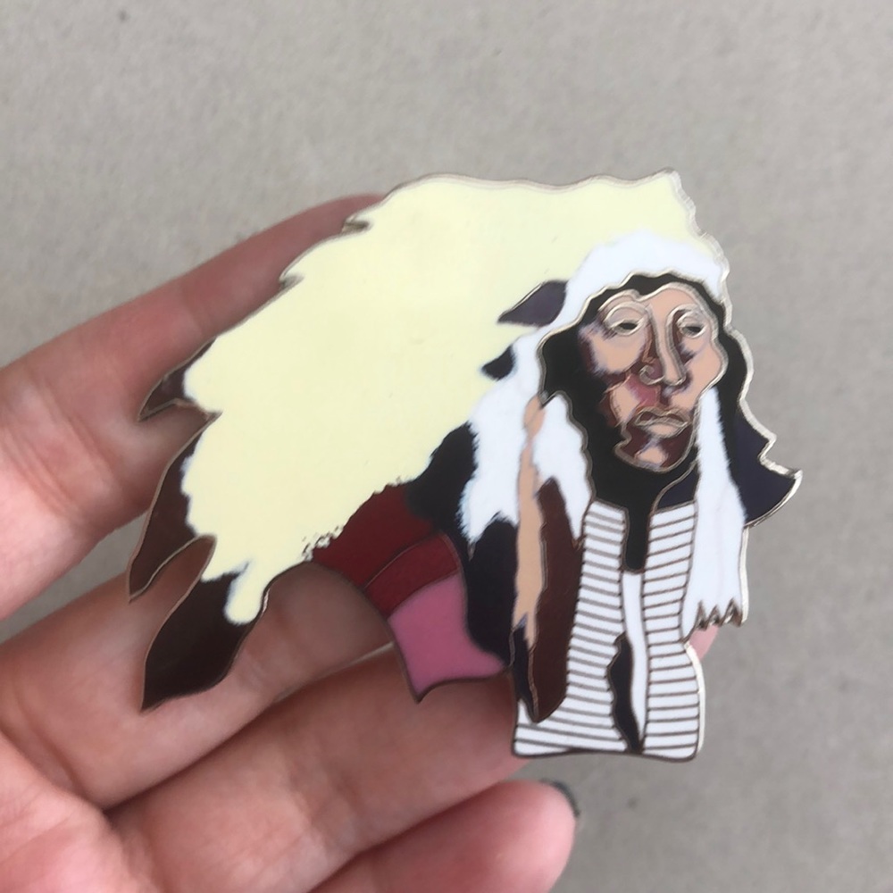 RARE Len Agrella Native American bolo tie